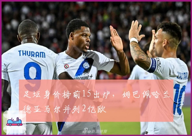 足坛身价榜前15出炉，姆巴佩哈兰德亚马尔并列2亿欧